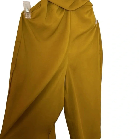 Y2K,vtg, Favlux jumpsuit,YELLOW sz S. WIDE leg, Boho,capri,Lagenlook,academia EC - Picture 8 of 16